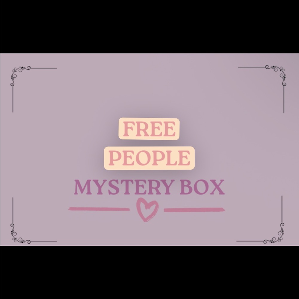 Free People Lavender and Cream Gift Box